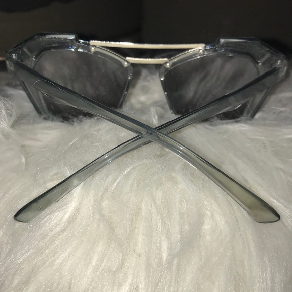 Blue Framed Cat Eye Sunglasses - Picture 2 of 5